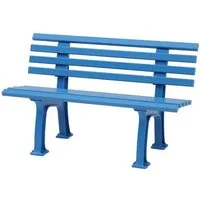 PROREGAL® Gartenbank ANTIGUA aus Kunststoff Parkbank Sitzbank Garten Balkon Terrasse