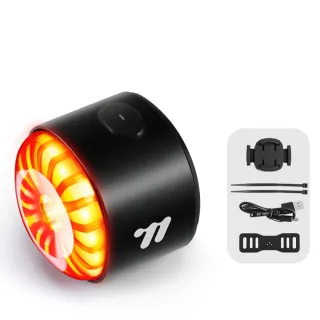 WEST BIKING 80LM Smart Dynamic Brake Sensing Bicycle Taillight 400mAh Battery Type-C Fast Charging IP65 Waterproof Vibra