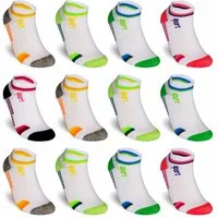 TEXEMP Sneakersocken 12 Paar Sneaker Socken Damen Mehrfarbig Baumwolle Freizeit (12-Paar, 12 Paar) Robust & Langlebig