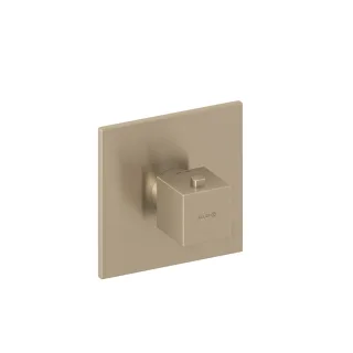 KLUDI-DECUS Unterputz-Thermostat, Feinbau-Set mit Funktionseinheit Stainless Brushed Nickel 54739N575