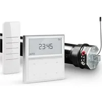 Nobily Rollladenmotor Profi-Set PR4 inkl. Funk-Timer Exquisit Wandsender, (1 St), Zugkraft 36 kg