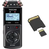 Tascam Tascam Audio-Recorder DR-05XP mit SD-Karte Digitales Aufnahmegerät (Vorteils-Set mit SD-Karte)