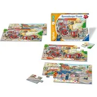 Ravensburger Puzzle tiptoi® Puzzle für kleine Entdecker: Rettungseinsatz, 12 Puzzleteile, Made in Europe