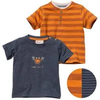 People Wear Organic Kurzarmshirt im Doppelpack aus Bio Baumwolle