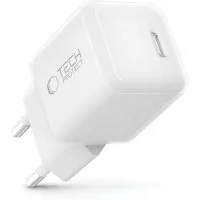 TECH PROTECT NCM25 USB-Ladegerät (Einzelartikel, Einzel-Ladegerät, Kompaktes USB-C-Schnellladegerät mit 25 W PD)