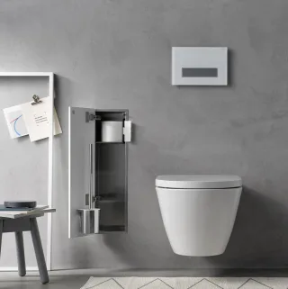 emco WC-Modul asis pure Türanschlag links, Unterputz, 1-türig 598 mm, alpinweiss matt, 975551308 975551308