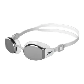 Speedo - "Mariner Pro" Schwimmbrille 2024 für Herren (Weiß/Grau)