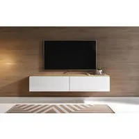 Home affaire Lowboard LOWBOARD D, wahlweise mit oder ohne Beleuchtung, modernes TV-Board ohne Griffe, mit viel Stauraum,stehend und hängend