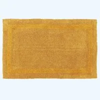 Homescapes Badematte XXL-Badematte senfgelb 70x120 cm aus 100% Baumwolle, Höhe 20 mm, 70 x 120 cm