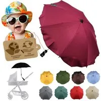 BambiniWelt by Rafael K. Kinderwagen-Sonnenschutzhülle Sonnenschirm Sonnenschutz für Kinderwagen Buggy Jogger universal UV50+, UV 50+ Schutz