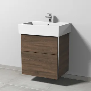 Sanipa 3way Waschtischunterbau zu Duravit Vero Air Waschtisch mit 2 Auszügen, Eiche-Arizona BR43380