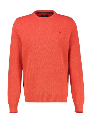 LERROS - O-NECK BUENDCHEN vivid red - Gr. - XXL