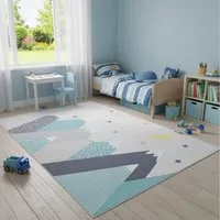 Tapiso Kinderteppich JOY, rechteckig, Höhe: 5 mm, Rutschfest, pflegeleicht