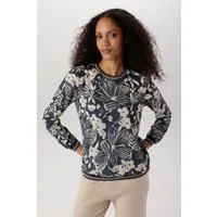 Aniston SELECTED Shirtbluse mit sportiven Bündchen und floralem Druck - NEUE KOLLEKTION