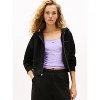 Tommy Jeans Kapuzensweatjacke TJW BXY CRP LINEAR ZIP THRU EXT