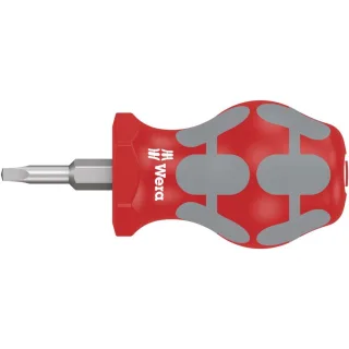 Wera 368 Stubby Schraubendreher für Innen-Vierkantschrauben Rot/Grau - 05008864001