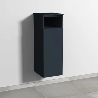 Sanipa 3way Mittelschrank mit 1 Tür und 1 offenem Fach, Marine-Matt, SP1311R SP1311R