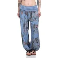 OriginalYou Haremshose Sommerhosen luftige Flatterhose für Damen leichte Pumphosen BOHO bequemer Bauchbund, hautfreundliches Material, weites Bein