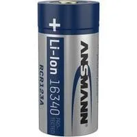 Li-Ion Akku 16340 850mAh mit Ladebuchse