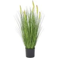 Kunstpflanze Kunstgras 70 cm Dekogras im Topf künstliche Pflanze Gräser Gras, Arnusa, Höhe 70 cm, Ziergras aus Kunststoff