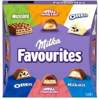 MILKA Schokolade, Milka Favourites beliebte Pralinenmischung Packung 141g