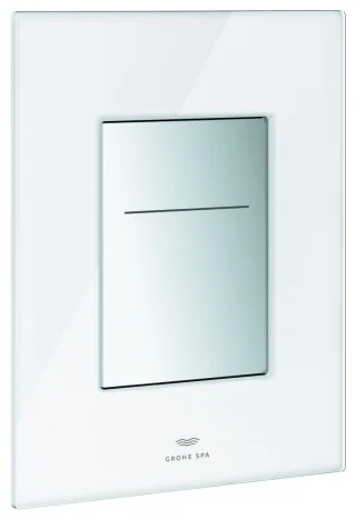GROHE WC-Betätigung Arina 104644 eckig Silk Motion moon white, 104644LS00 104644LS00