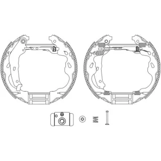 Textar Bremsbacken hinten Citroen C1 Peugeot 107 Toyota Aygo