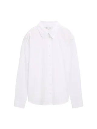 Denim Tom Tailor - Hemdbluse mit gepunkteter Struktur white - Gr. - L