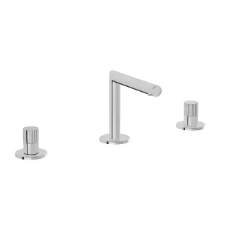 VitrA Origin Zweigriff-Waschtischarmatur 3-Loch-Montage Chrom,A42583 A42583