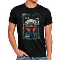 style3 T-Shirt Fett Tech yoda star the mandalorian wars