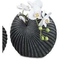 formano Dekovase Anthrazit, Farbe: Grau, Höhe: 22cm