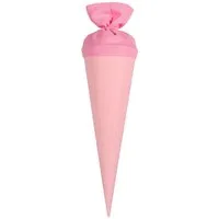 itenga Schultüte itenga Geschwister - Bastelschultüte 35cm mit Filzverschluss ROSA