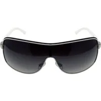 Rennec Pilotenbrille (Sonnenbrille schnelle Brille Damen Herren Größe XL Wrap Around Stil) Gläser Schwarz Verlaufsgetönt, Monolens