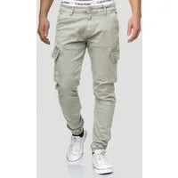 Indicode Cargohose Herren August Cargo Hose Herrenhose mit 6 Taschen