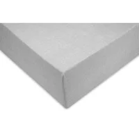 ZO HOME Spannbettlaken Lino, Renforcé, Gummizug: rundum, (1 Stück), Laken aus 100% Baumwolle, Leinen Optik, Print, Betttuch ab 90x200
