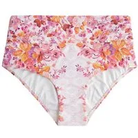 LAURA ASHLEY Highwaist-Bikini-Hose Laura Ashley Rolltop-Bikinihose mit hohem Bund (1-St)