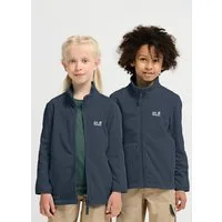 Jack Wolfskin Fleecejacke TAUNUS 100 FZ K winddicht, wasserabweisend, mit Kinnschutz, atmungsaktiv