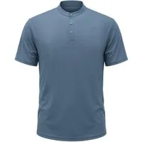 Allthemen Poloshirt Herren Kurzarm Poloshirt mit Henleykragen und Knopfleiste Regular Fit
