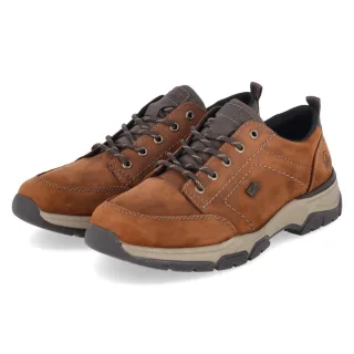Rieker Low Sneaker - Gr. 40 - Braun - Rauleder