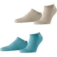 Burlington Sneakersocken Everyday 2-Pack Sneakersocken (2-Paar) aus weicher gekämmter Baumwolle