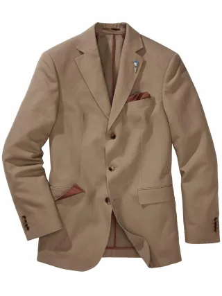 Mey & Edlich Herren Große-Momente-Anzugsakko Beige 100 % Baumwolle (bio)