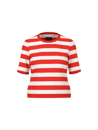 Marc Cain Additions - Femininer Sweater Rethink Together flame red - Gr. - 36