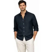 BOSS Leinenhemd Herren Hemd Lukas Pure Natural Regular Fit Aus reinem Leinen für saisonalen Komfort