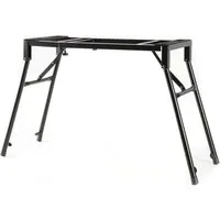 MUSIC STORE Keyboardständer, (MXS-A1B Keyboardtisch Universeller Ständer für Keyboards und Synthesizer Einstellbar Zusammenklappbar Gummifüße für Sicheren Stand Höhe 630-970 mm Belastbarkeit bis 80 kg, Stative für Tasteninstrumente, Keyboard-Tische),