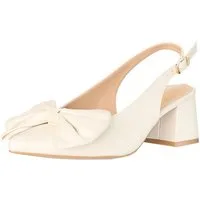Salinyang Sommerliche Damen Slingpumps mit Schleife & Blockabsatz Elegant Sandalette