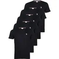 U.S. Polo Assn. T-Shirt T-Shirt Kurzarmshirt 5er Pack (5-tlg., 5)