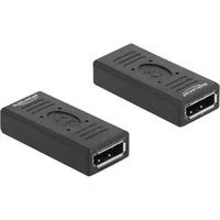 DisplayPort 1.2 Adapter Buchse > Buchse Gender Changer schwarz, mit Pin 20