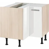 OPTIFIT Eckunterschrank Bern Breite 90x90 cm, mit Tür, höhenverstellbare Füße, mit Metallgriff
