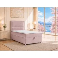 Best for Home Boxspringbett K-11 SINGLE mit Bettkasten, Bonellfederkern, Komfort Topper H3 (Hotelbett, Einzelbett, Kinderbett, Juniorbett, 5-St., 70x200 80x200 90x200 100x200 cm), Einzelbett mit integriertem Stauraum, gepolstertem Kopfteil