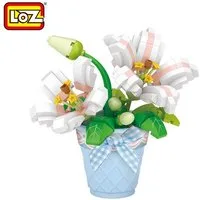 Loz 8837 - Lilien im Topf (Loz) Spielbausteine